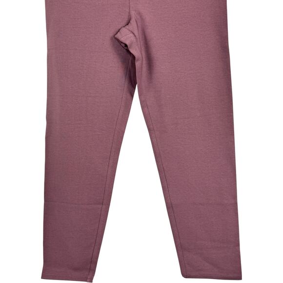 zuda Regular Basic Redefined Crop Legging Burgundy Rose XS NWOT Stretch Athletic - Picture 5 of 13